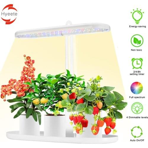 Professional LED Full Spectrum Plant Growing Lamp 2/4/8h Setting Time Indoor Greenhouse hydroponics Plant Light Succulent Flower