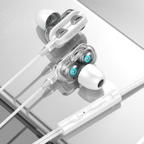 Sport Stereo Wired Earphone In-ear 3.5mm Headset Earbuds Bass Earphones Mini Earbuds Earphone For IPhone Samsung Xiaomi PC IPad