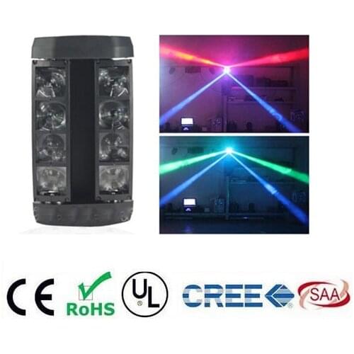 Mini LED Spider 8x6W RGBW Beam Light Good Quality Fast Shipping DJ mini Moving Head Light dj light wash lights