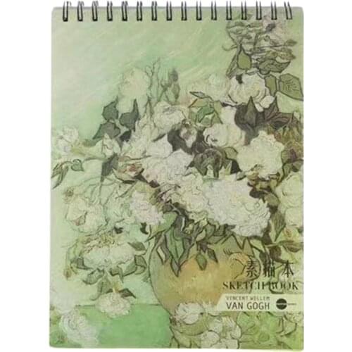 T3EE 50Sheets A4 Paper Watercolor Sketch Book Notepad Painting Drawing Diary Notebook