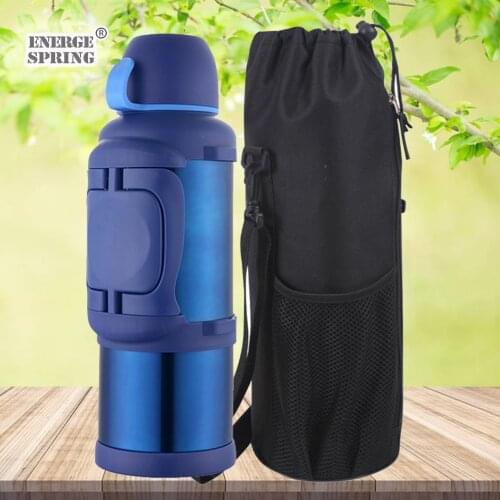 Stainless steel vacuum thermos car kettle outdoor travel insulation kettle 4-5L large capacity