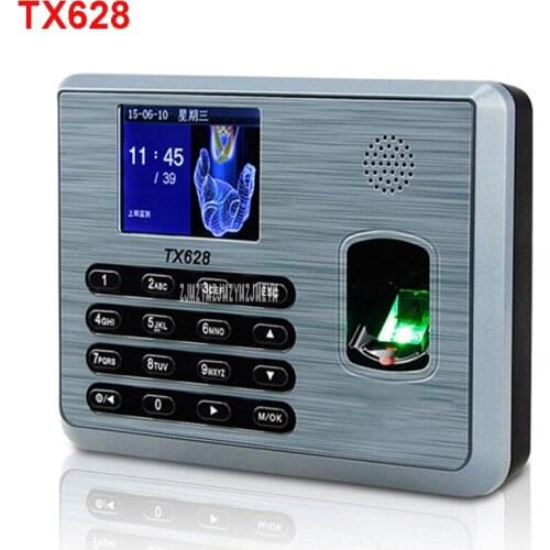 TX628 fingerprint attendance punch card machine fingerprint to work fingerprint machine sign machine punch card machine 5v