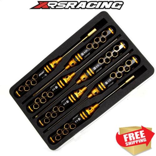 XRS RC Tools box Lightweight car metal Tool Hollow Metric Hexagon 1.5 2.0 2.5 3.0 Sleeve 5.5 7.0 T6 aluminum