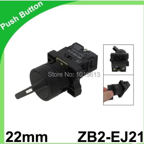 ZB2-EJ21 22mm Latching 1 NO Long Handle 2-Position Rotary Selector Switch