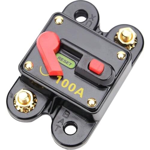 100 Amp Waterproof Reset Circuit Breaker Kill Switch for Automobile Electrical System Protection