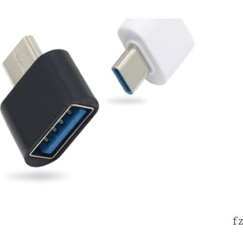 100 Pcs USB Female to Type C OTG Male Adapter for Samsung S8 USB-A Female To USB-C Male Converter