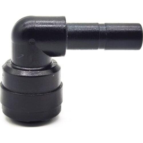 50 Pcs L Shape PLUG Elbow Connector Water System Fitting 1/4 Tube OD for 6.4mm Pipe Water System or Misting System Connection