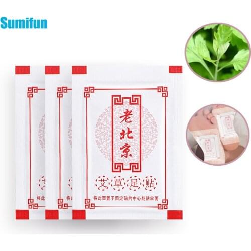 6Pcs Wormwood Extract Foot Patch Lose Weight Body Detox Improve Sleep Quality Ahesives Chinese Herbal Plaster Health Care C2040