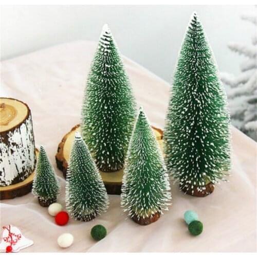 5cmChristmas Tree Decorative Stakes Wind Spinners Garden Ornament Miniature Plant Pots Fairy DIY