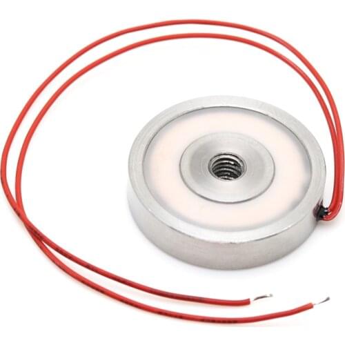 DC 12V Mini/Small Size Solenoid Electromagnet Electrical Magnet 5KG/50N Adsorption Force Thin thickness