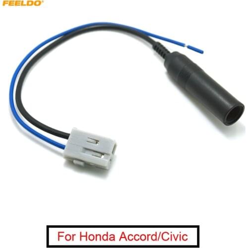 FEELDO 1Pc Car Radio Antenna Adapter For Honda Accord/CRV/Civic/Fit/Odyssey (05~13) Factory OEM Head Unit #AM4793