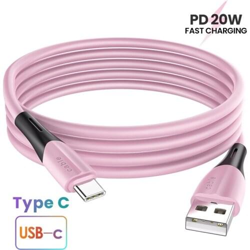 Usb C Cable Type C Liquid Silicone Cable Charger For Micro usb Fast Charging Data Cord for Samsung Xiaomi Usb Liquid Silicone