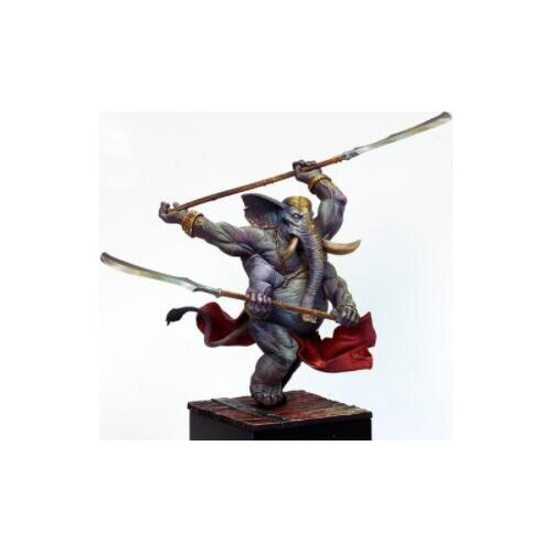 1/22 Scale Resin Figure Elephant samurai 80mm