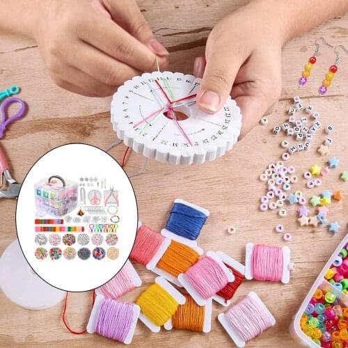 Jewelry Making Supplies Kit 4655Pcs DIY with Instructions for Girls Kids for Earrings Making and Repairing