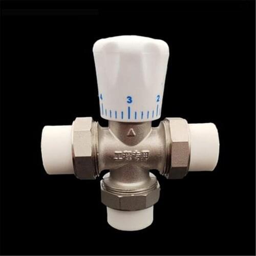 Heating Three-way Temperature Control Valve Temperature Control Valve Radiator Temperature Control Valve PPR Copper Valve