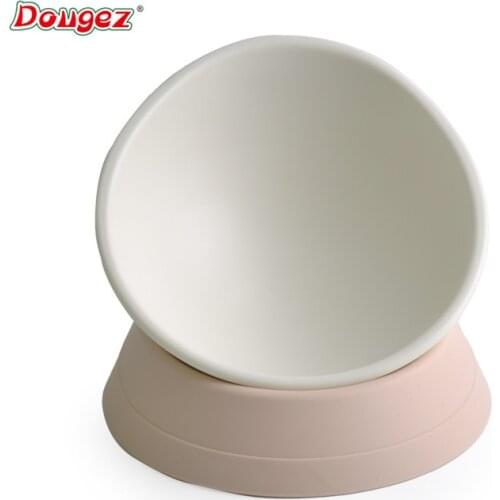 Japanese style any angle can be tilted non-slip rice bowl flat face cat pet supplies food utensils