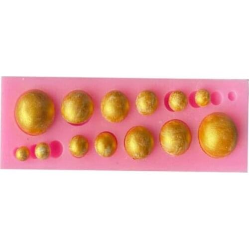 Ball Beads Silicone Mold DIY Crystal Epoxy Resin Molds Time Stone Jewelry Making Crafts Round Cake Fondant Chocolate Tools