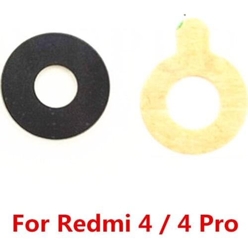 Rear Back Camera Glass Lens for Xiaomi Redmi 4 / redmi 4 pro with Sticker