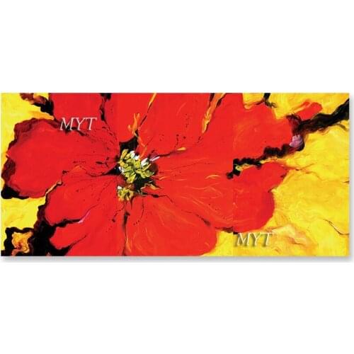 Light Color Abstract Flower Oil Painting Home Wall Decorative Item Canvas Textured Wall Art Dropshipping Canvas Picture Artwork