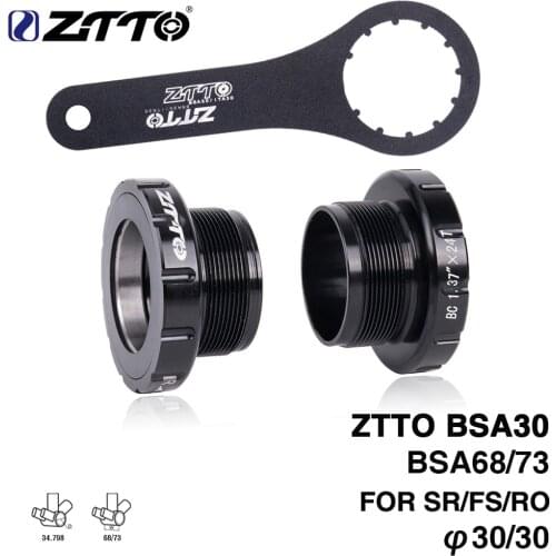 ZTTO BSA30 BB68 BSA 68 73 MTB Road bike External Bearing Bottom Brackets TOOL for BB Rotor Raceface SLK BB386 30mm Crankset