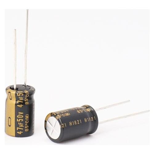 10 Pieces Nichicon Audio Capacitor Coupling Filter Capacitor 47uF 50V KZ Series 50v 47uf 10x16mm