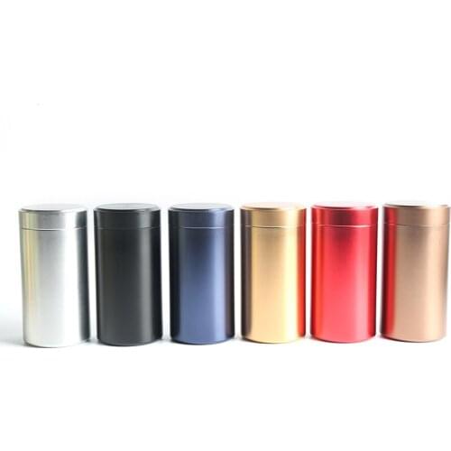 220ml Aluminum Herb Stash Metal Sealed Can Tea Strage Bottles Jars Boxes Smell Proof Container