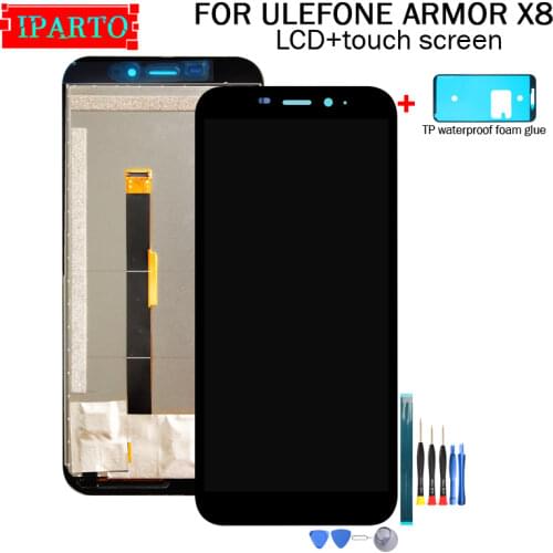 5.7 inch ULEFONE ARMOR X8 LCD Display+Touch Screen Digitizer Assembly 100% Original New LCD+Touch Digitizer for ULEFONE ARMOR X8