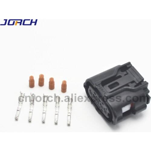 5sets 5pin Female TS Series MAF Sensor Connector Air Flow Meter Plug 6189-1046 For Sumitomo Toyota