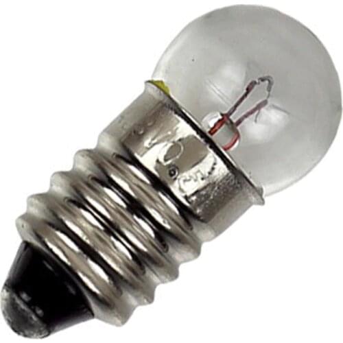 High quality 50PCS E10 screw base flashlight bulb lamps 3.5V 0.2A, E10 Miniature Light Bulb