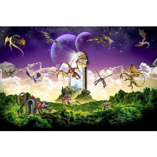 5D DIY Square/Round Diamond Dragon Cross Stitch Diamond Embroidery Needlework home Decoration J0116