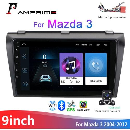 AMPrime 9" 2 din Android Car Radio Multimedia Player 2 Din Video MP5 Player auto Stereo GPS Bluetooth WIFI Audio For Mazda 3
