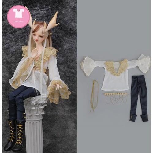 BJD Clothes 1/4 Sank Boy Body Art Toy Embroidery Dancers Fox Fairy Beast Fantasy Doll Accessories Grayson