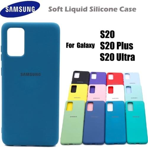 S20 Case Samsung Galaxy S20Ultra S20plus Silky Silicone Cover High Quality Soft-Touch Back Protective Galaxy S20+ plus