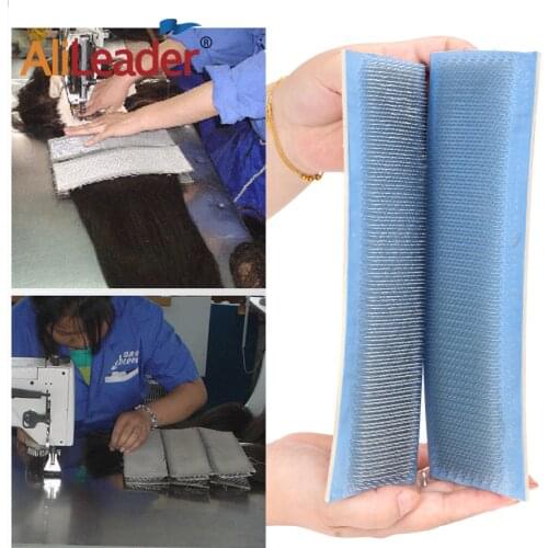 Alileader Hair Holder Drawing Mat For Bulk Hair Extension Tools 24X9 Cm Hair Extensions Drawing Card (Skin Pad) With Needle