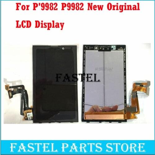 HKFASTEL For BlackBerry Porsche Design P'9982 P9982 9982 New original LCD Display Screen with touch digitizer screen assembly