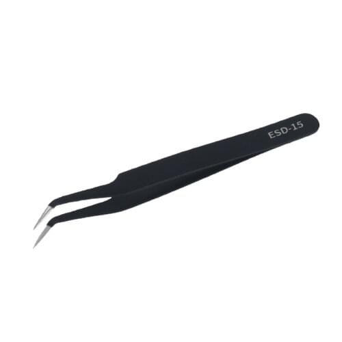 Electronics Precision Tools for Watch Jewelry Anti-static Tweezers Mobile Phone Repair Stainless Steel Tweezers 6 Size Choice