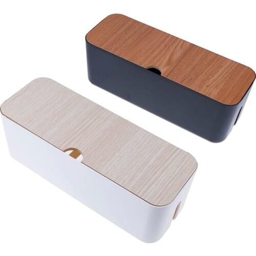 Hot sale Cable Box Power Strip Wire Case Charger Socket Organizer Line Storage Bin