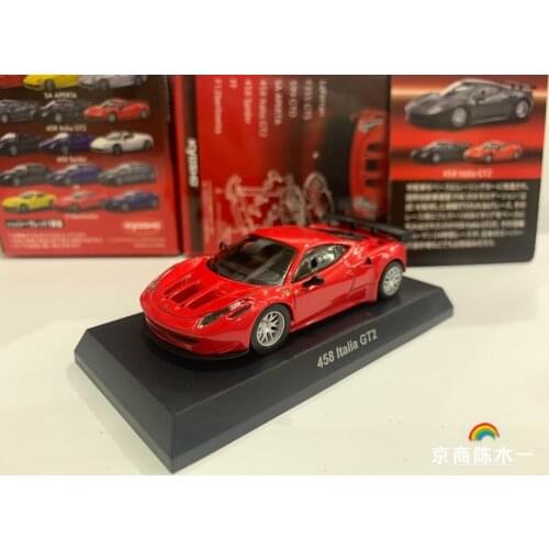 KYOSHO 1:64 Ferrari 458 GT2 Collect die-casting alloy car models toys