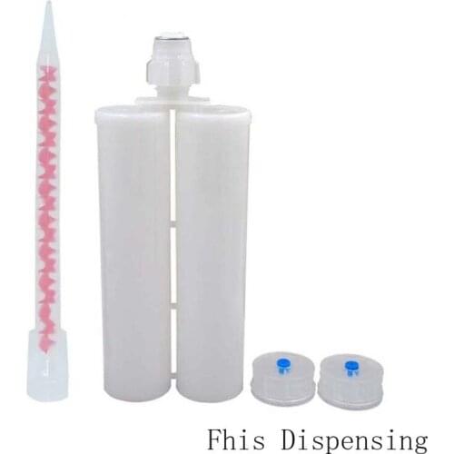 AB Epoxy Gun Cartridge 400ml 1:1 and Mixing Tube MC10-18 Thread Mouth
