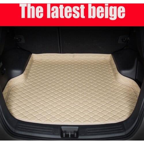 Custom fit car Trunk mats for Skoda Octavia Superb Yeti Fabia Rapid spaceback 5D heavy duty carpet floor liner