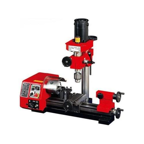 M1 250mm Micro Multi-function Machine Drilling and Milling Lathe machine 220V