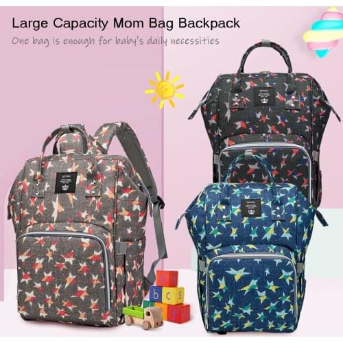 Fashion Nappy Bag Mommy Diaper Bag Large Capacity Travel Mom Backpack Handbag Waterproof Bag Baby Baby Bag for Mommy BB50