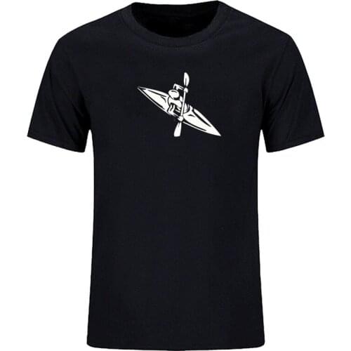 Mens T-shirt short sleeve fun canoe extreme sports summer leisure
