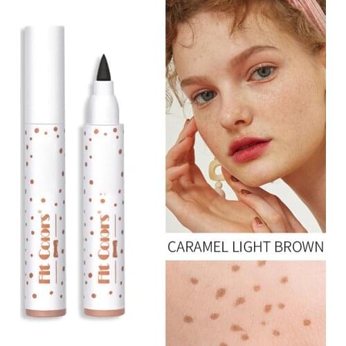 Natural Lifelike Freckle Pen Water-proof Sweat-proof Long-lasting Dot Freckle Pen Face Concealer Pen Cosmetic