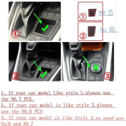 For Toyota RAV4 RAV 4 2019 2020 Car Gate Slot Non-slip Cup Pad Door Groove Mats Car-Styling Interior Decoration