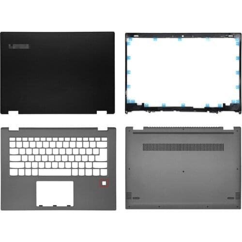 NEW For Lenovo Yoga 520-14IKB FLEX 5-14 520-14 LCD Back Cover Front Bezel Palmrest Bottom Case Laptop ABCD Cover Case Black Grey