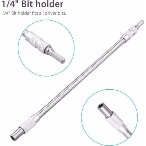 Rechargeable drill Electric screwdriver bit special multifunction Metal flexible shaft hose extension rod purpose tool U5N3
