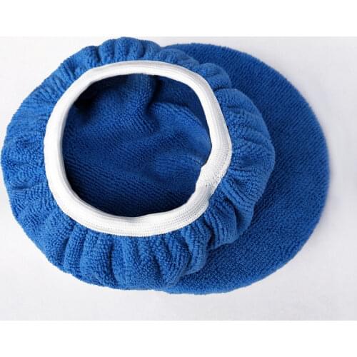 Car Cleaning Towel Blue Microfiber Polishing and Waxing Cover, Lint-free Special Waxing Cloth Cover Cleaning Tool