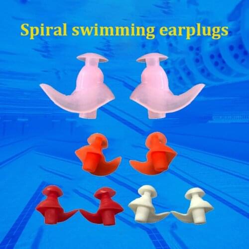 Professional Silicone Ear Plug for Swimmer Swimming Earplug Comfortable Waterproof Reusable for Snorkeling Showering SAL99