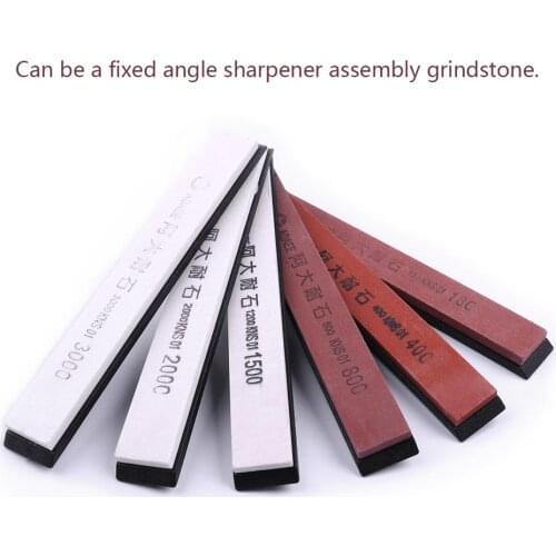 1Pcs Fix Angle Grindstone Grit 180/400/800/1500/2000/3000 Whetstone Knife System Tool Kitchen Shanpener Abrader Grinding Stone